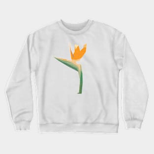 Flower geometric minimal Bird of paradise Crewneck Sweatshirt